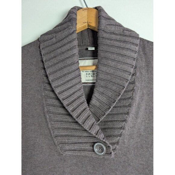 Vintage Y2K Esprit Sweater Women's Size Large Preppy Academia Chocolate Brown - Picture 7 of 12